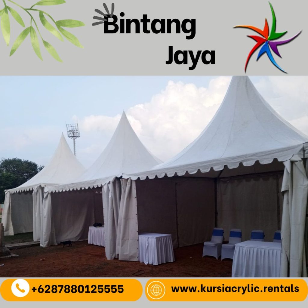 Sewa Tenda Type Kerucut Dan Konvensional Area Jakarta