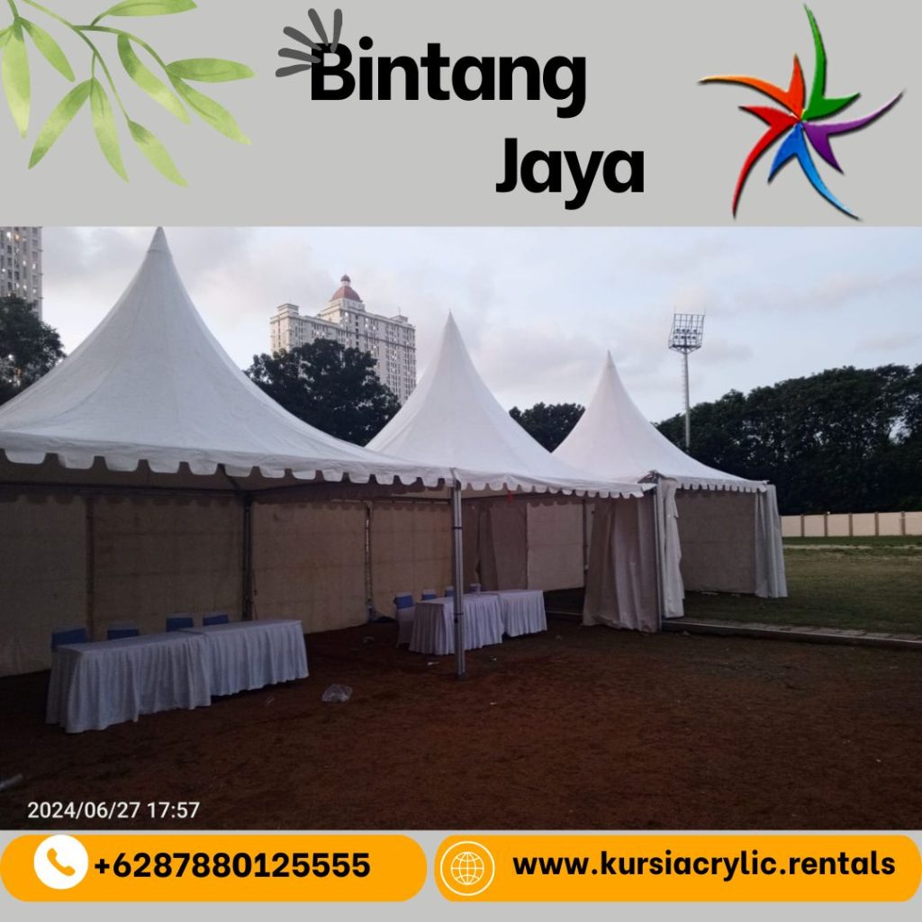 Sewa Tenda Type Kerucut Dan Konvensional Area Jakarta