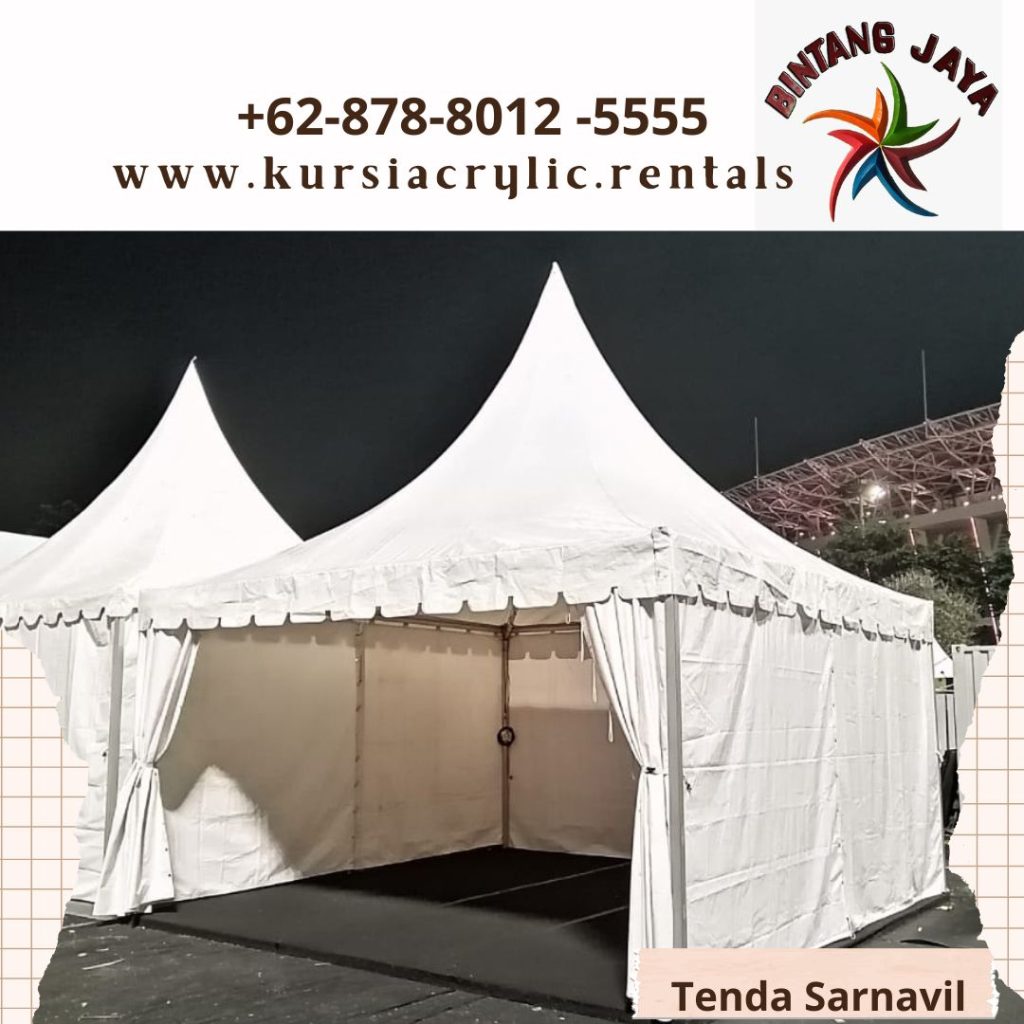 Pusat Sewa Tenda Atap Lancip Ukuran 5x5meter Jakarta