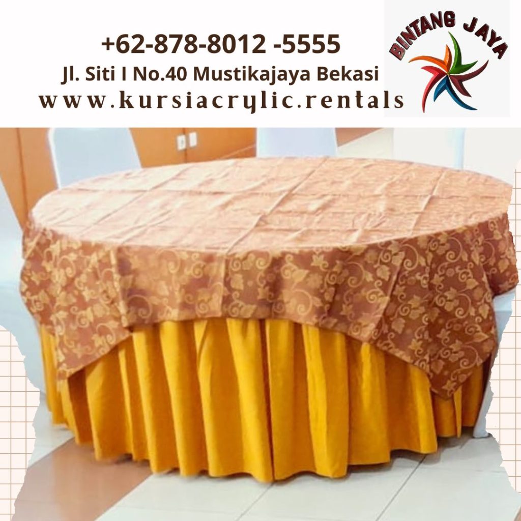 Rental Round Table Large Size Diameter 180 cm Jakarta