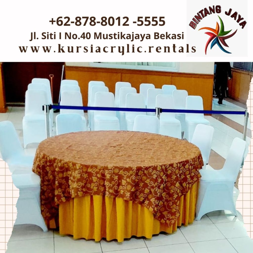 Rental Round Table Large Size Diameter 180 cm Jakarta