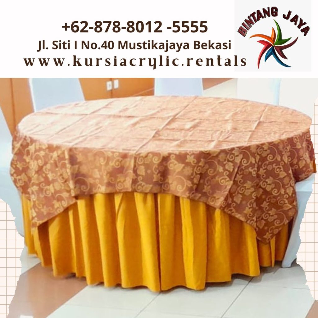 Rental Round Table Large Size Diameter 180 cm Jakarta