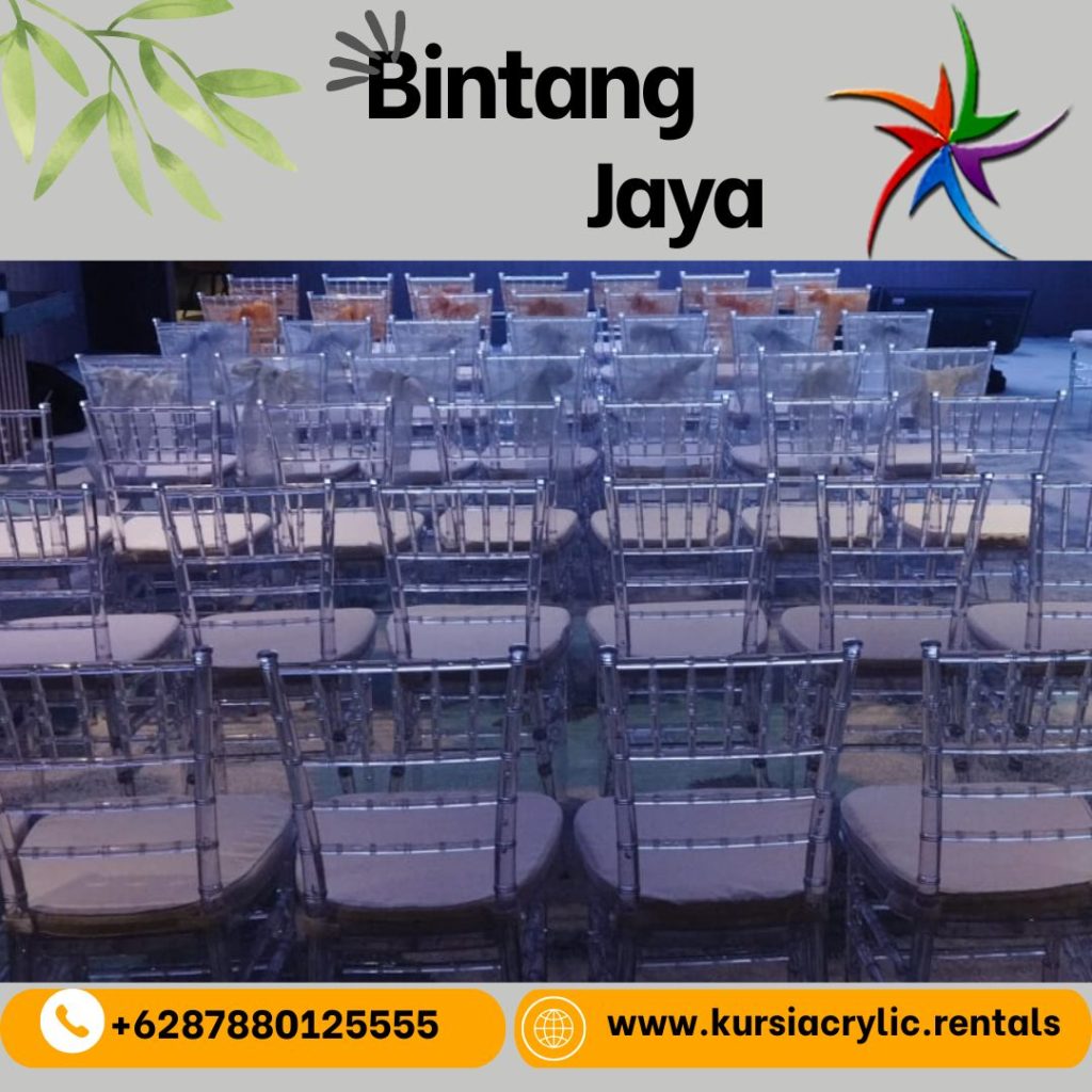 Sewa Kursi Type Acrylic Bening Jakarta
