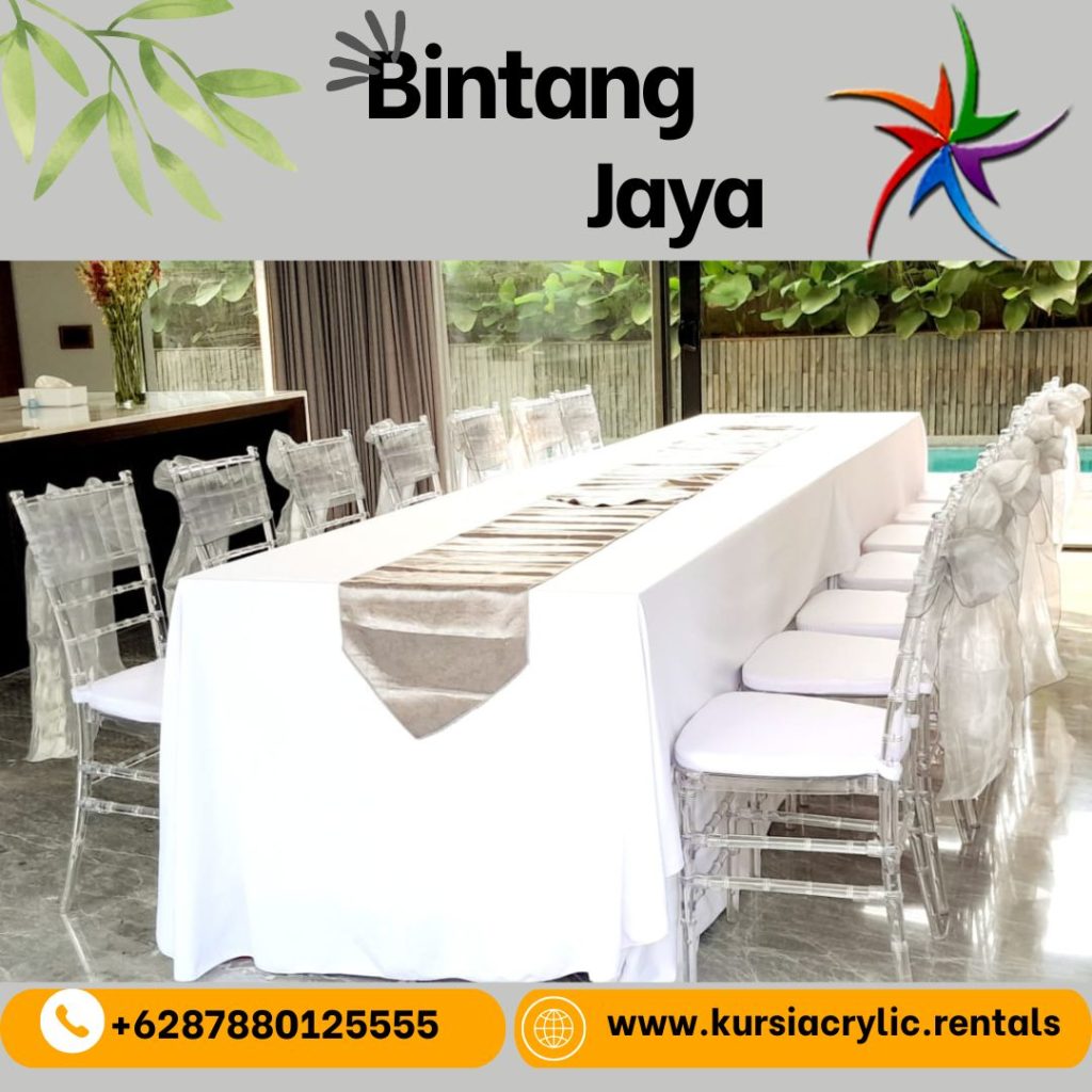 Sewa Kursi Type Acrylic Bening Jakarta