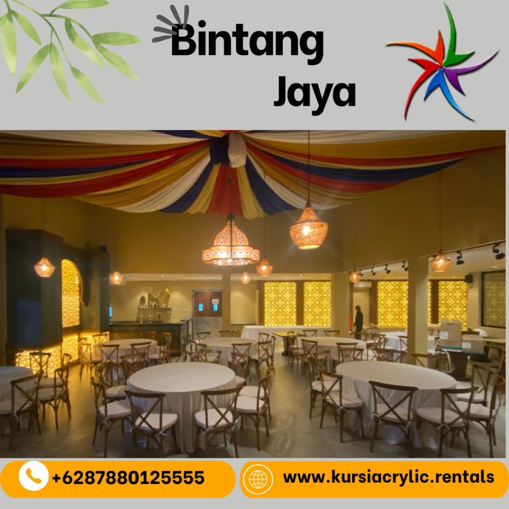 Sewa Kursi Type Cross Back Kayu Jati Jakarta