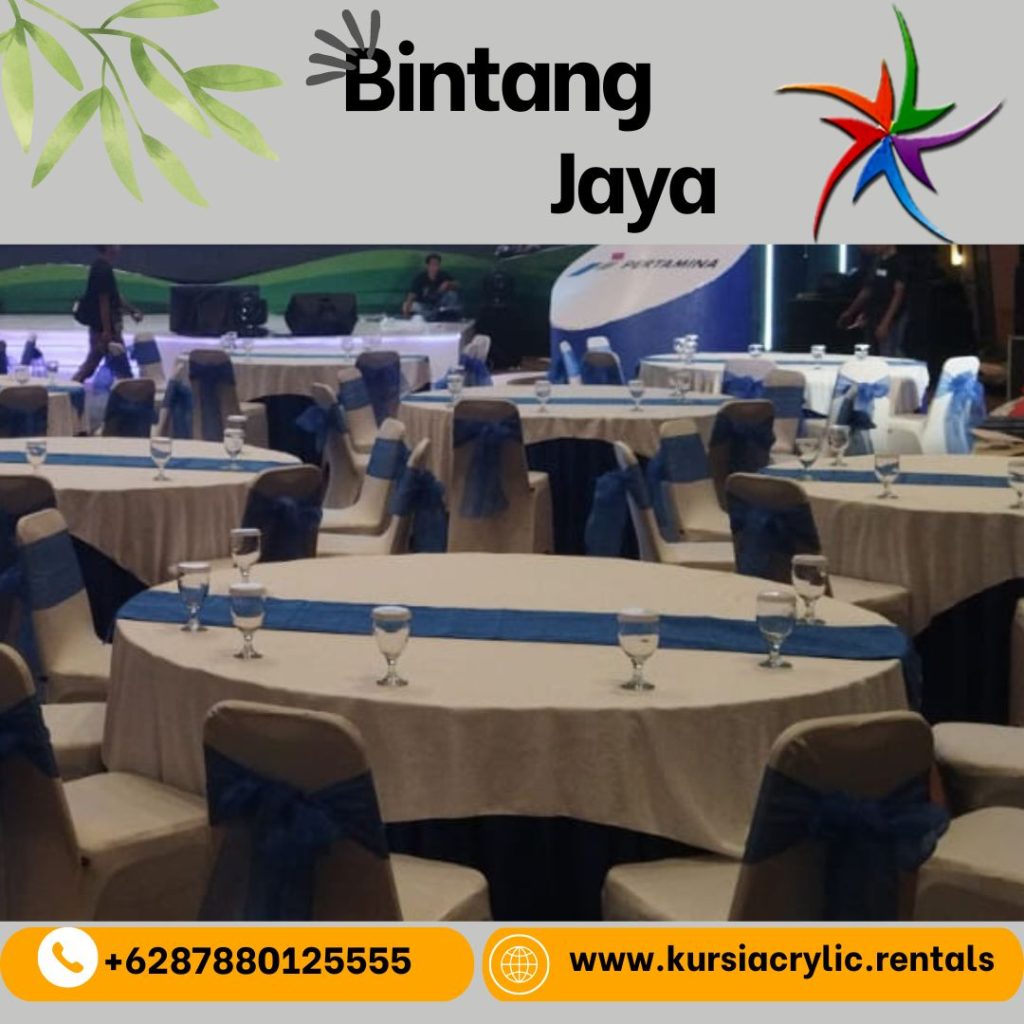 Sewa Meja Bundar Besar Diameter 220cm Jakarta