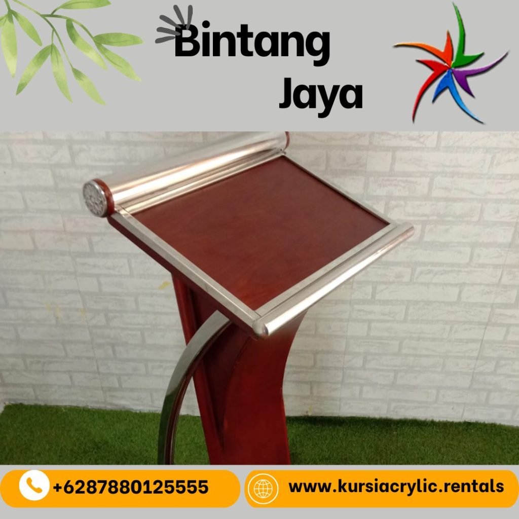 Sewa Podium Type VIP Kayu Jakarta