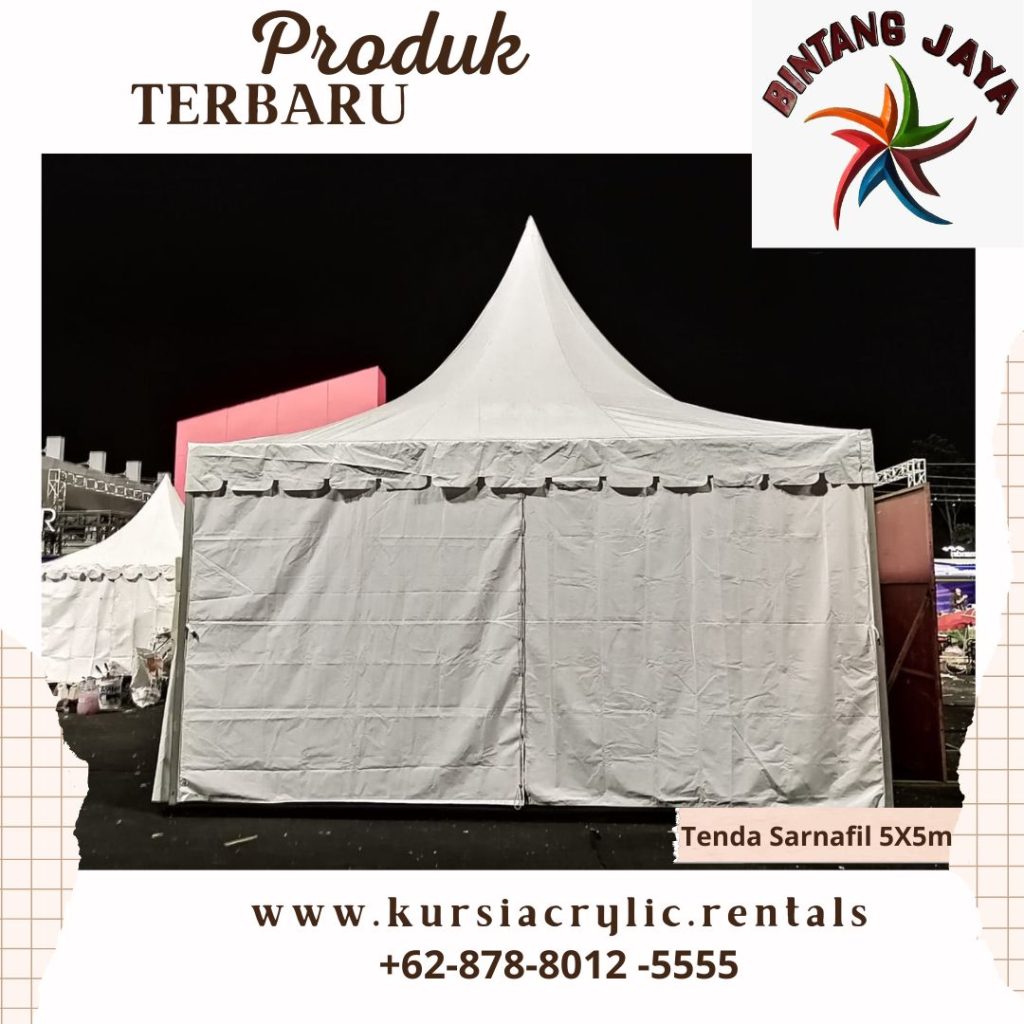Sewa Sarnafil Type Tenda Kerucut Ukuran 5x5 Meter Jakarta