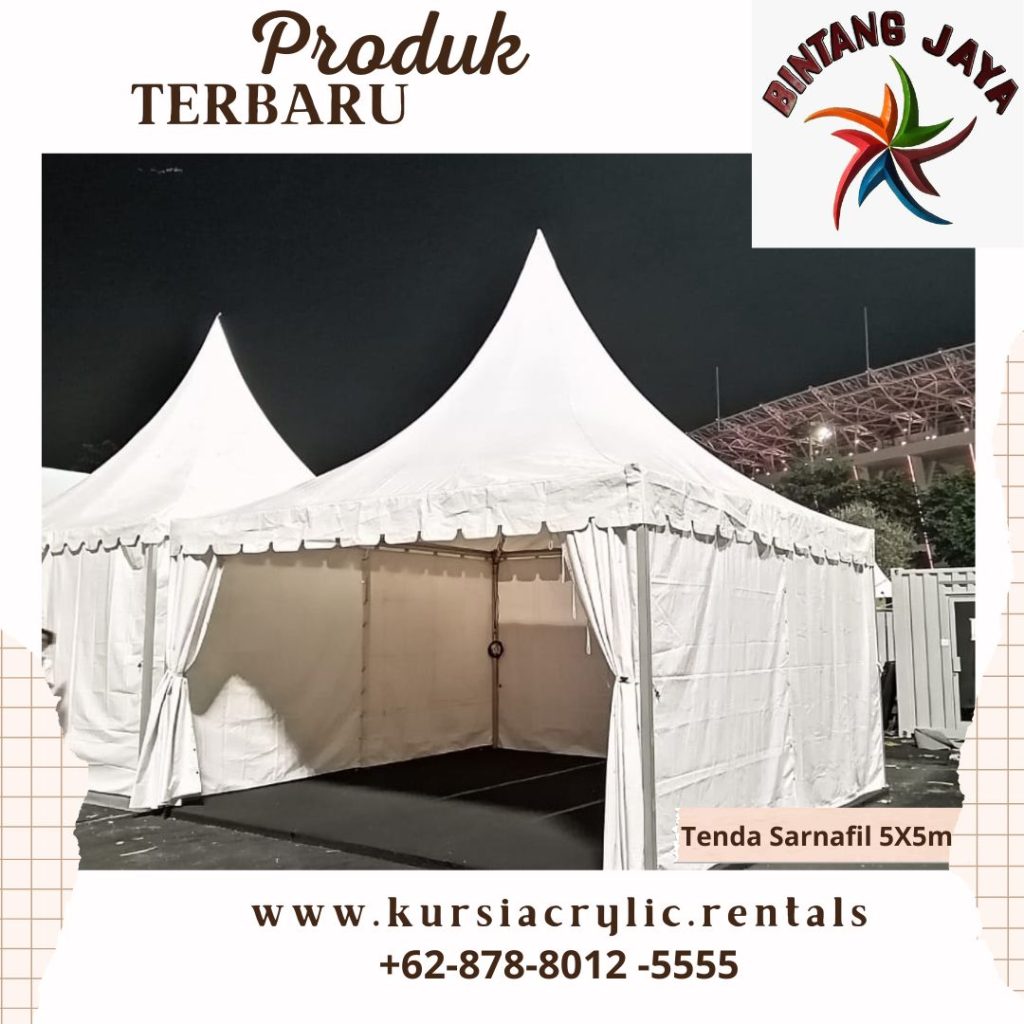 Sewa Sarnafil Type Tenda Kerucut Ukuran 5x5 Meter Jakarta