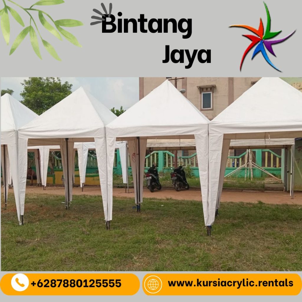 Sewa Tenda Bazar Type Sarnafil Atap Kerucut Bagus Jakarta