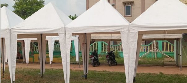Sewa Tenda Bazar Type Sarnafil Atap Kerucut Bagus Jakarta
