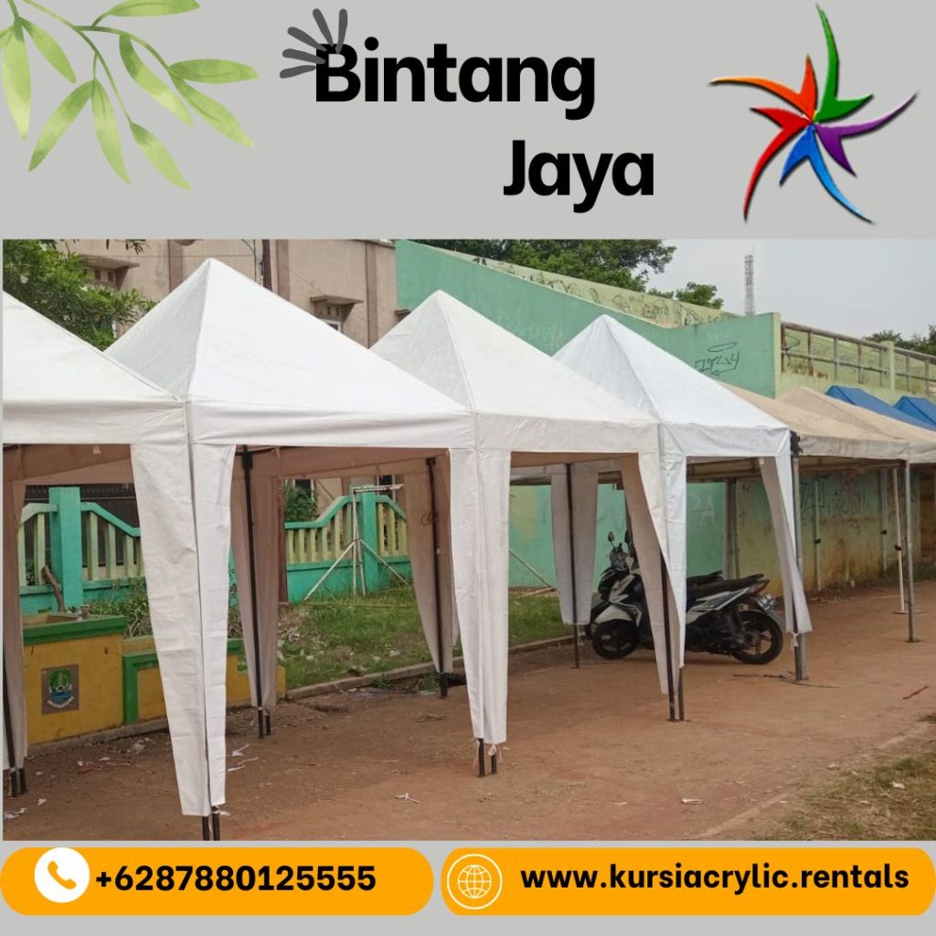 Sewa Tenda Bazar Type Sarnafil Atap Kerucut Bagus Jakarta