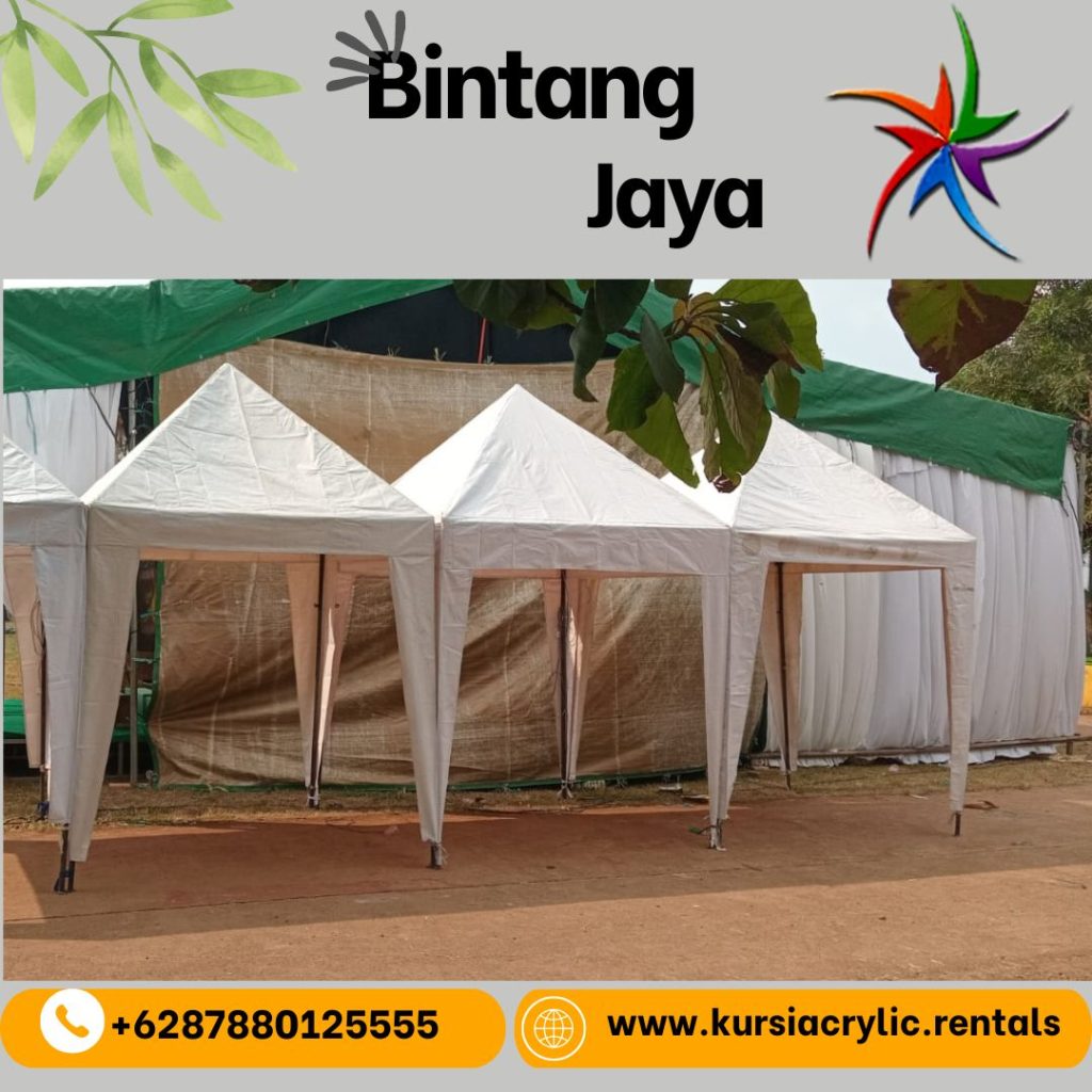 Sewa Tenda Bazar Type Sarnafil Atap Kerucut Bagus Jakarta