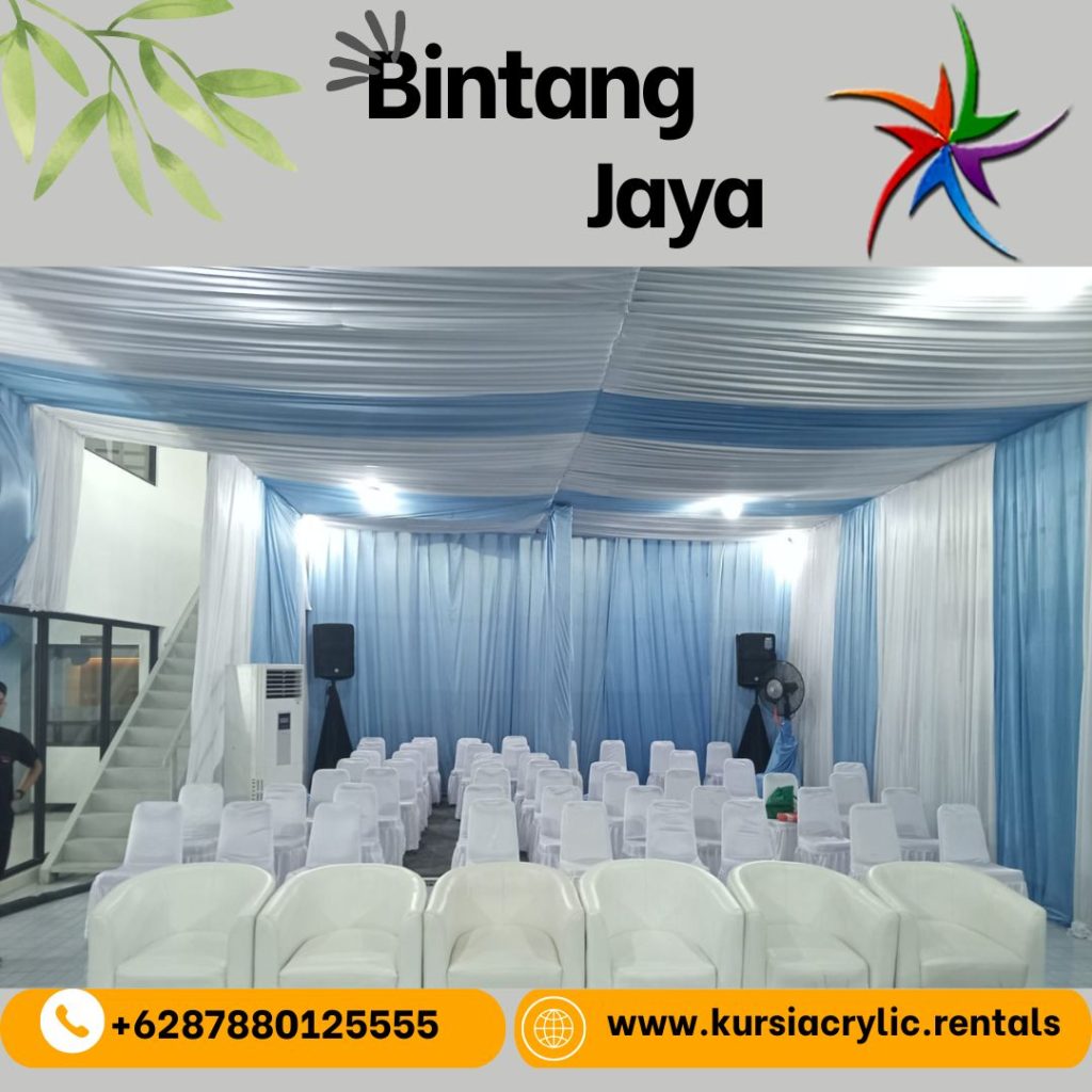 Sewa Tenda Model Dekorasi Dan Warna Kain Bebas Pilih Jakarta