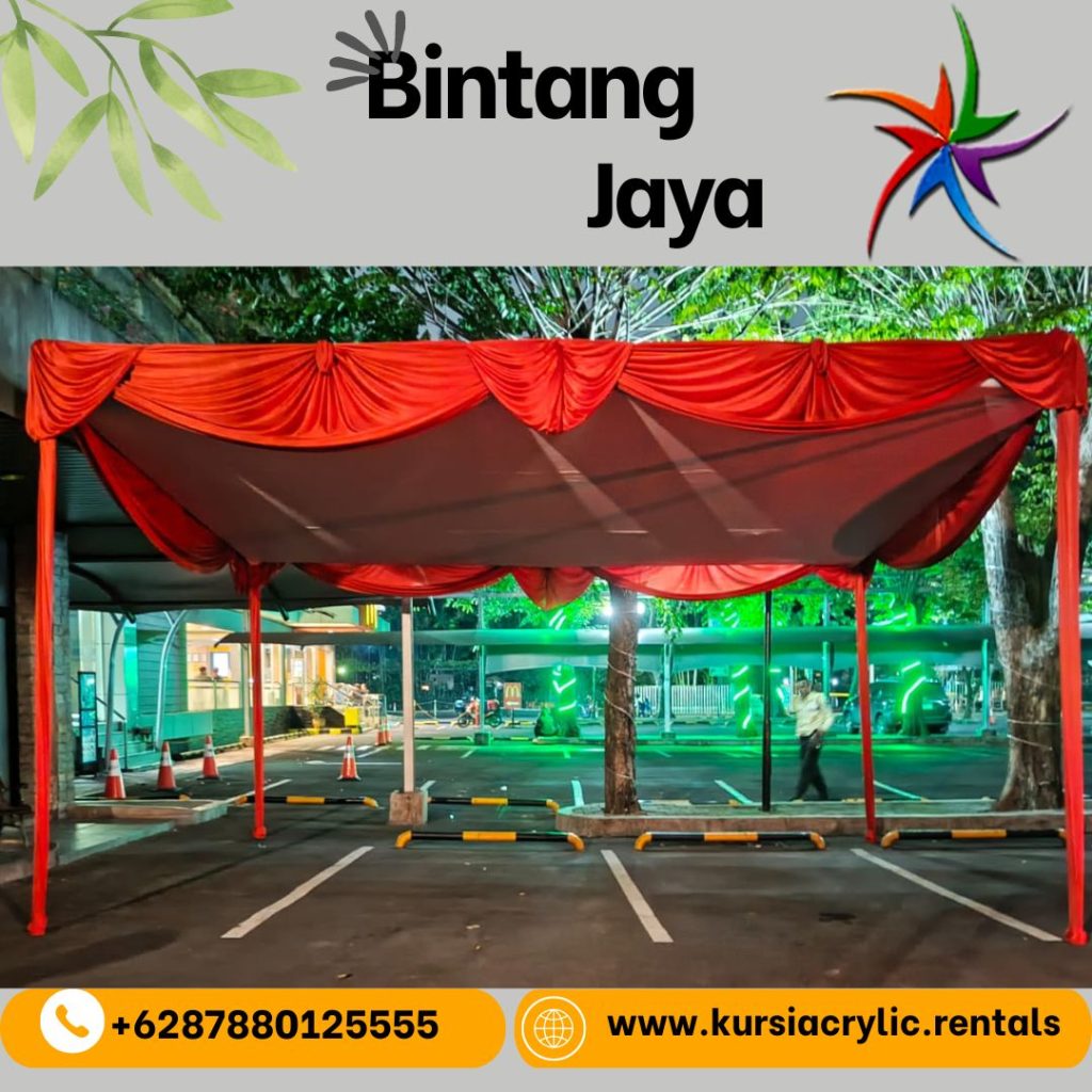 Sewa Tenda Model Dekorasi Dan Warna Kain Bebas Pilih Jakarta