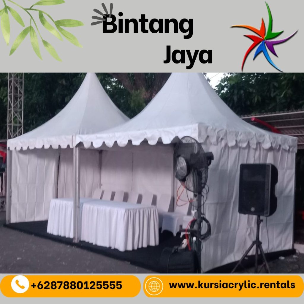 Sewa Tenda Type Atap Kerucut Event IPB Bogor
