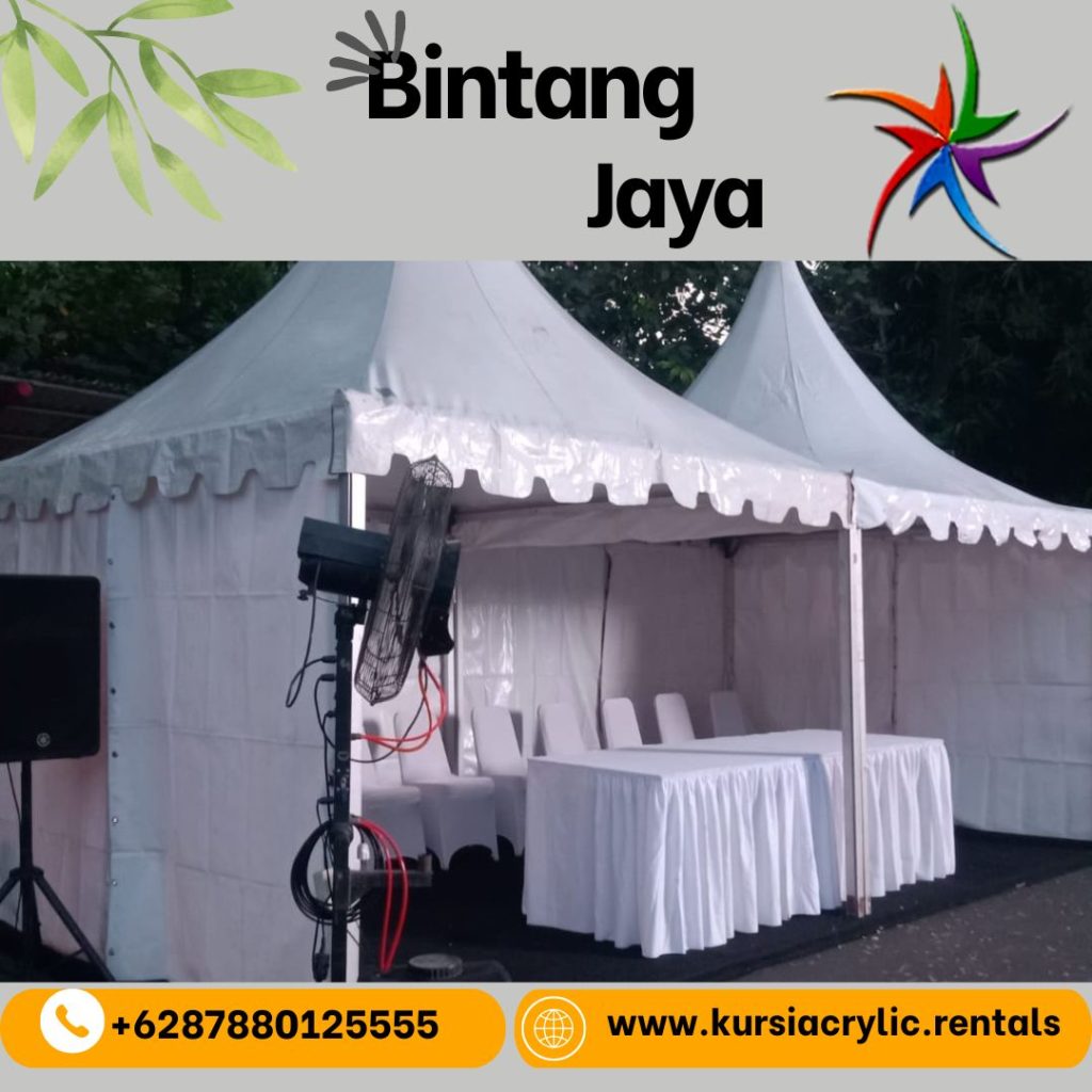 Sewa Tenda Type Atap Kerucut Event IPB Bogor