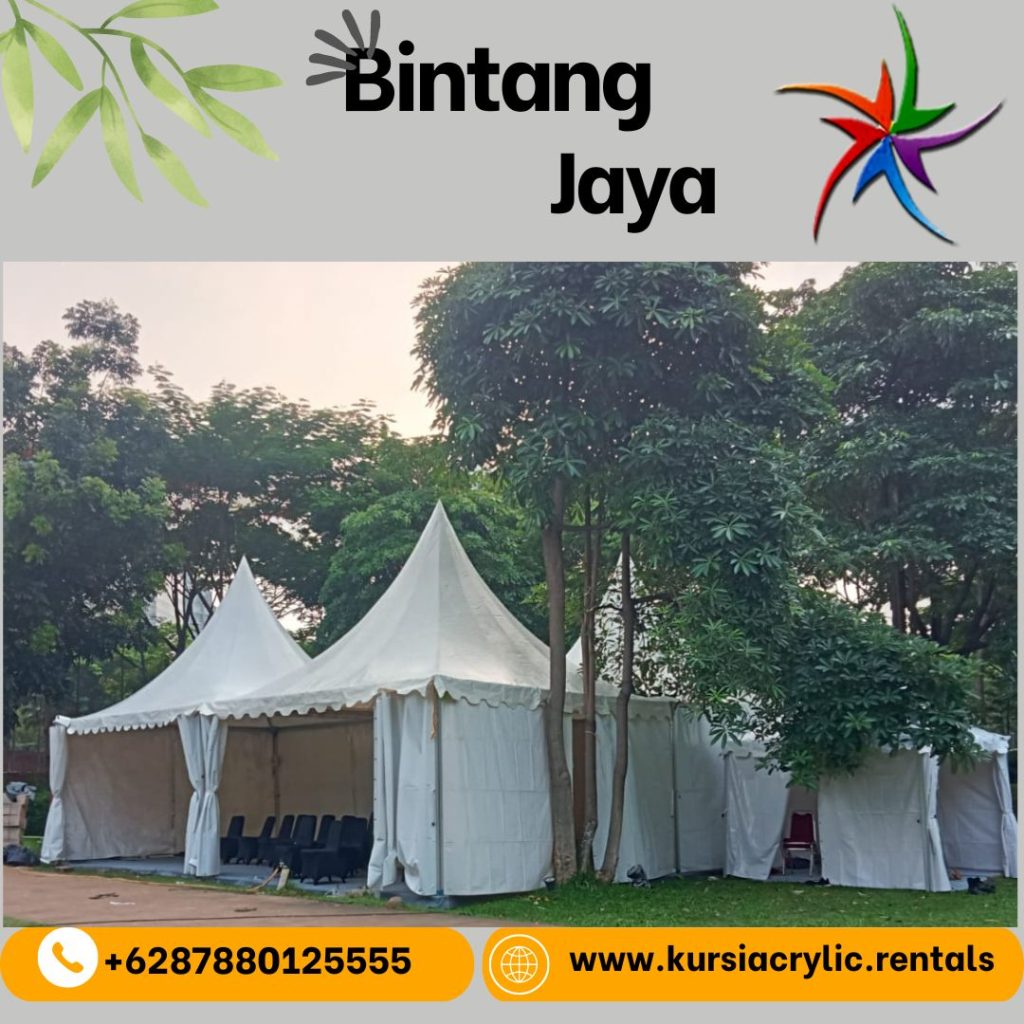 Sewa Tenda Ukuran 5x5meter Type Kerucut Jakarta