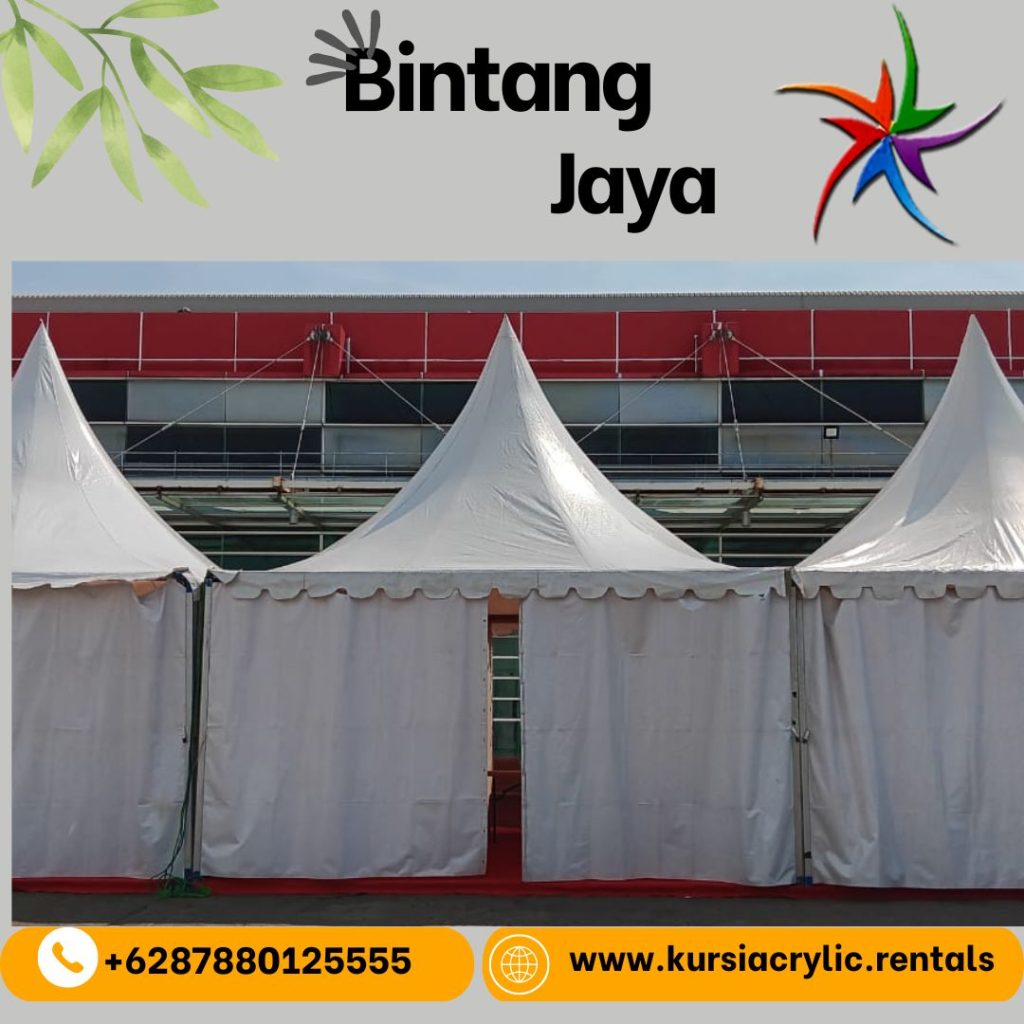 Sewa Tenda Ukuran 5x5meter Type Kerucut Jakarta