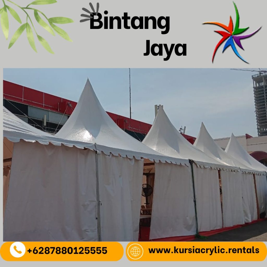 Sewa Tenda Ukuran 5x5meter Type Kerucut Jakarta