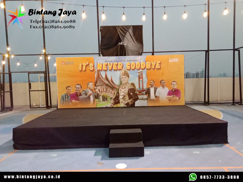 Sewa Backdrop Dan Panggung Lengkap Karpet Hitam Jakarta