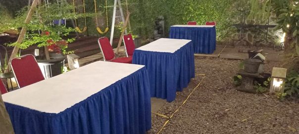 Sewa Meja Type Kotak Ukuran 120x80cm Bogor