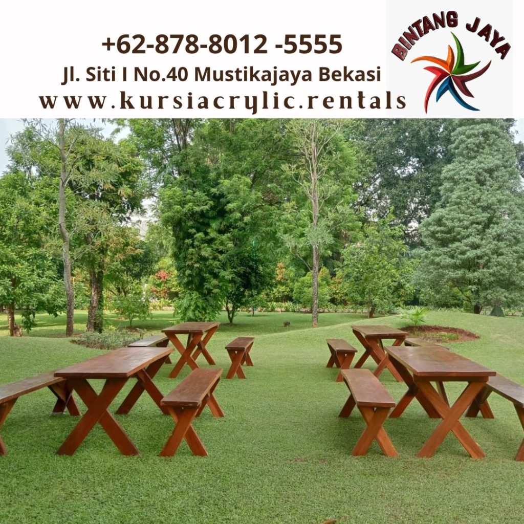 Sewa Bangku Dan Meja Taman Kaki Extra Event Outdoor Jakarta
