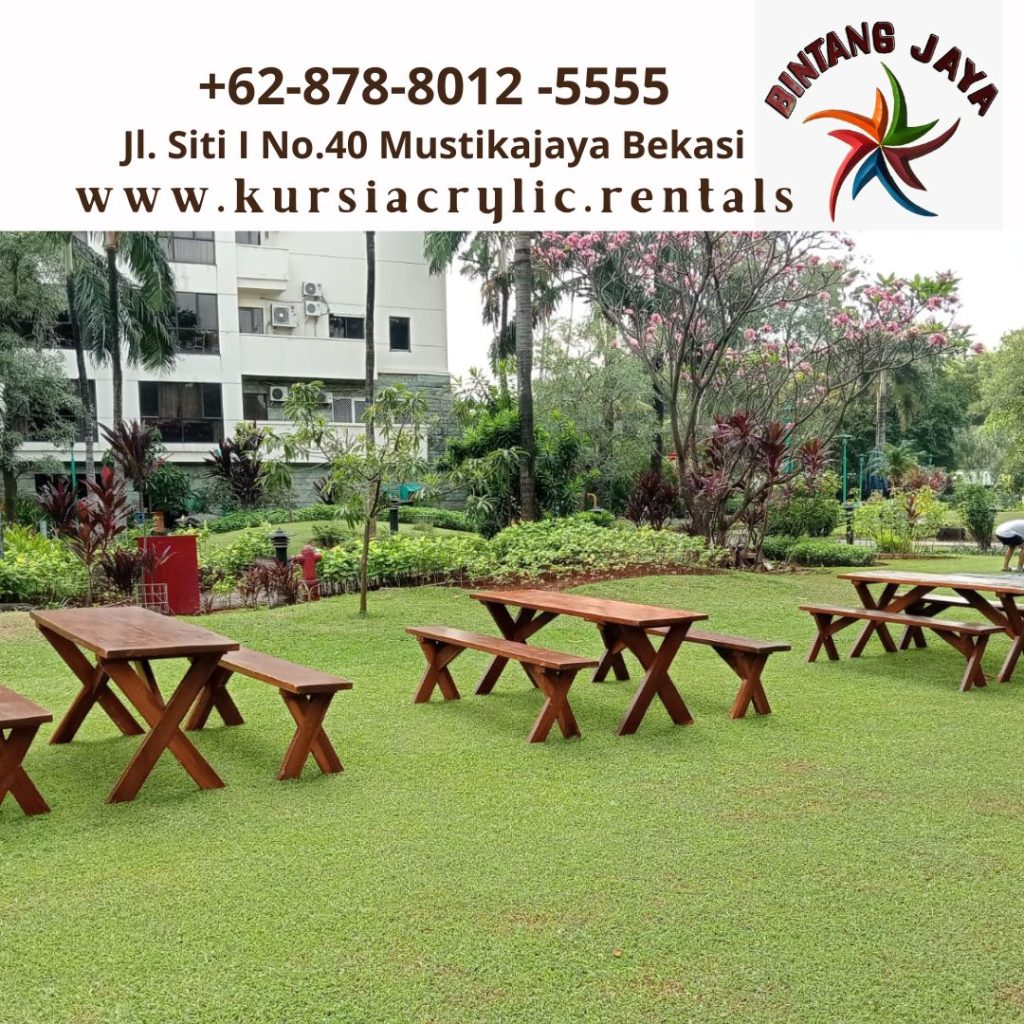 Sewa Bangku Dan Meja Taman Kaki Extra Event Outdoor Jakarta