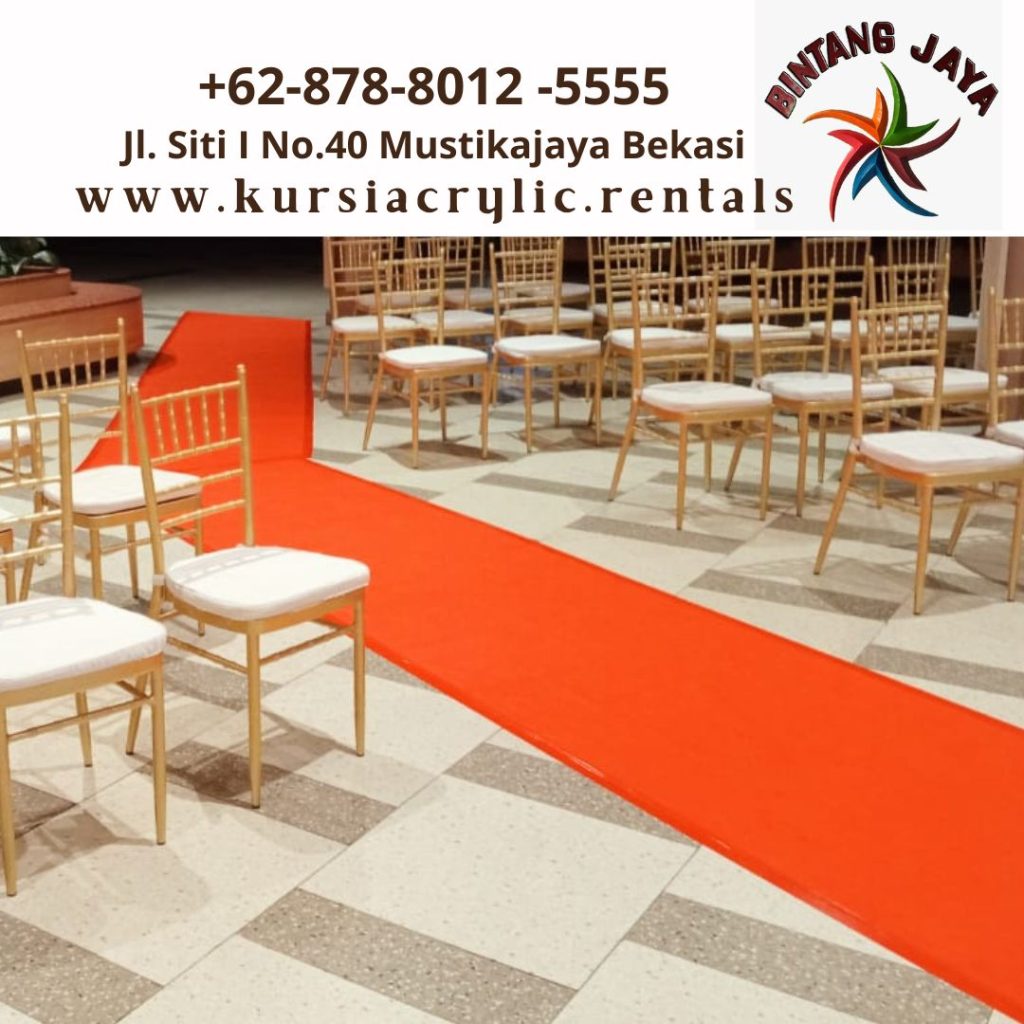 Sewa Karpet Jalan Warna Merah Jakarta