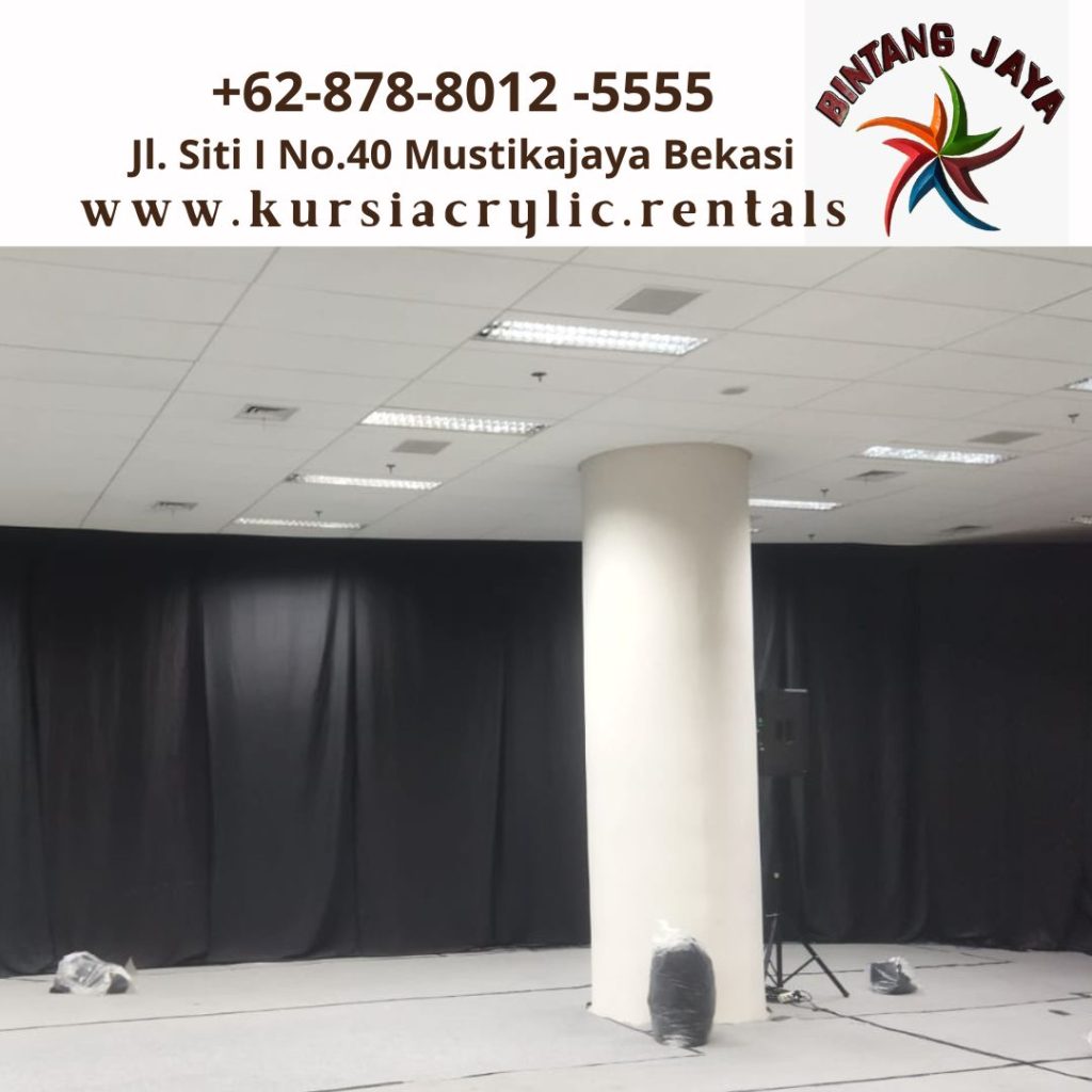 Sewa Lotto Black Curtain Free Ongkir Jakarta