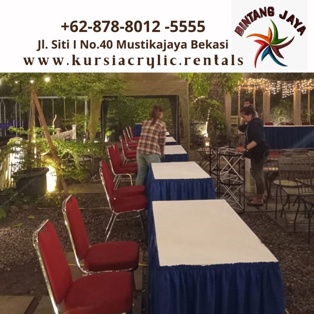 Sewa Meja Type Kotak Ukuran 120x80cm Bogor