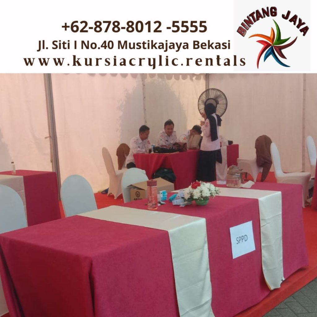 Sewa Meja Type Kotak Ukuran 120x80cm Bogor