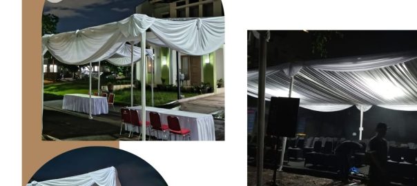 Sewa Tenda Area Terdekat Jakarta Dekorasi Serut Putih