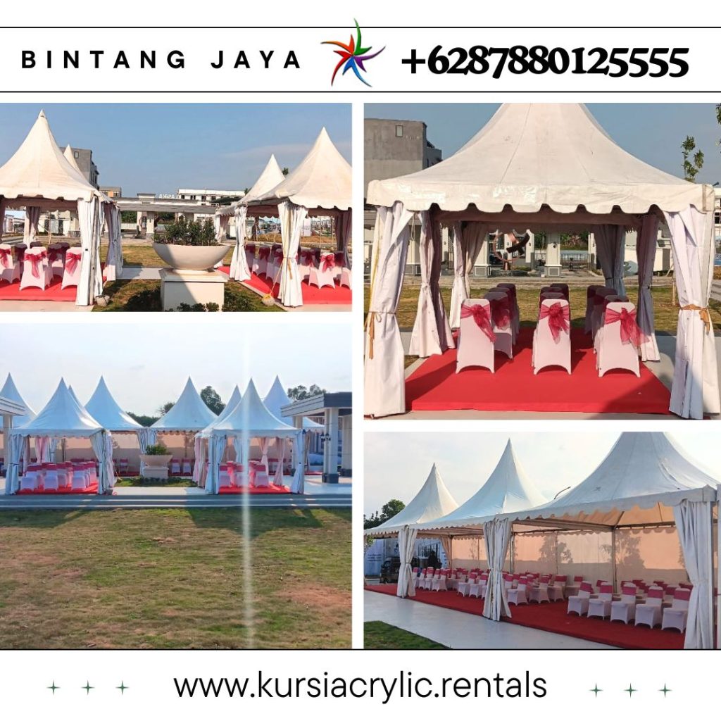 Sewa Kursi Futura Dan Tenda kerucut Event Grandwisata Bekasi
