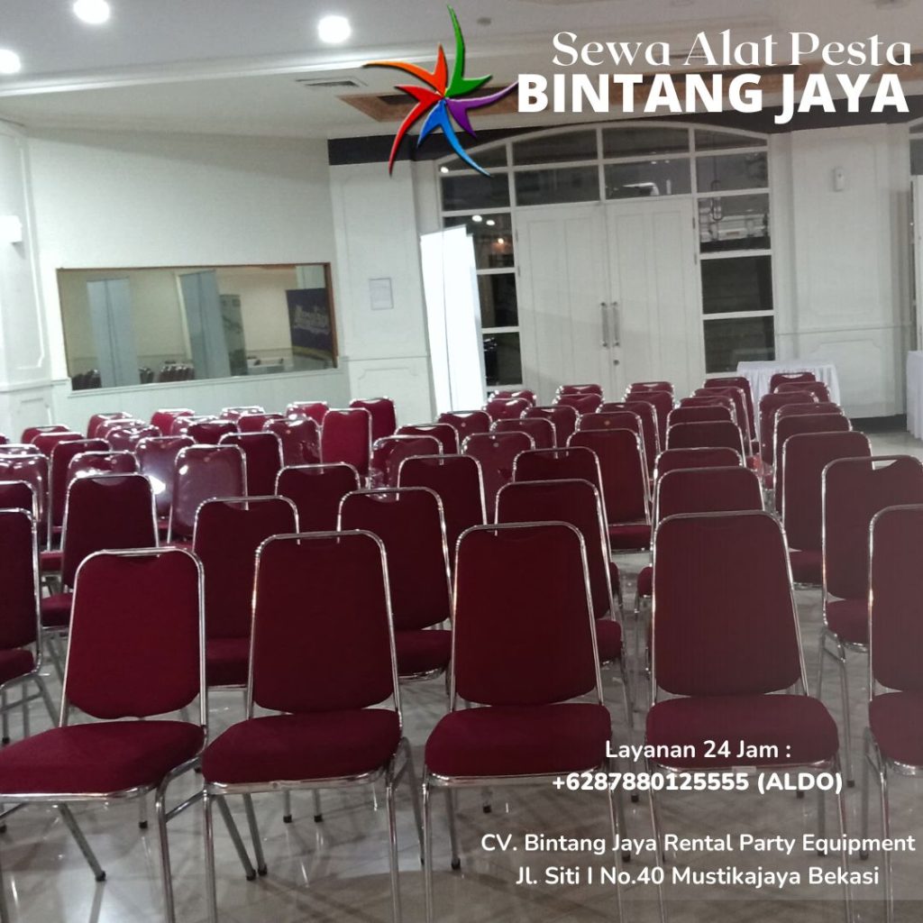 Jasa Sewa Kursi Futura Susun Kerangka Stainless Area Jakarta