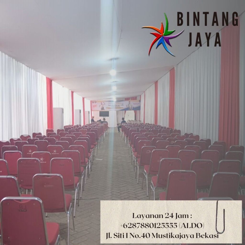Layanan Sewa Tenda Type Dekorasi Kain Serut Area Terdekat Jakarta