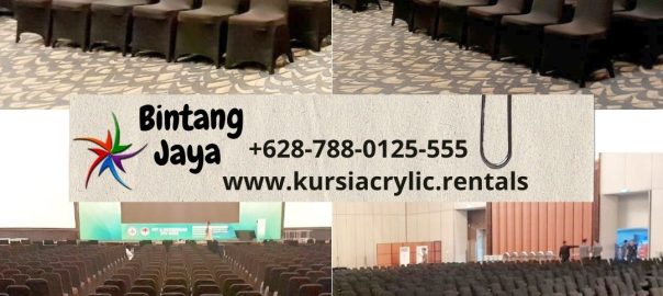 Sewa Kursi Cover Hitam Type Futura Stainless Event Hotel Sheraton Jakarta