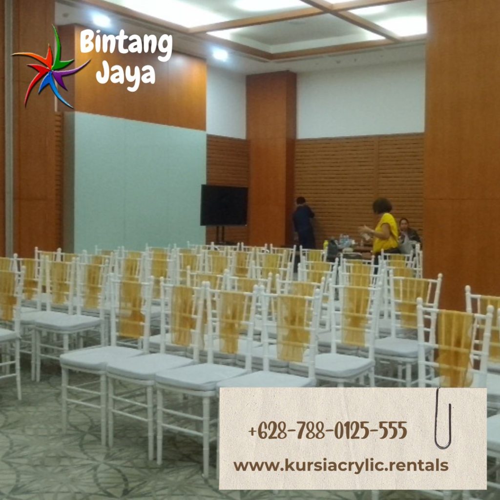 Sewa Kursi Tiffany Putih Kayu Jati Area Terdekat Jakarta