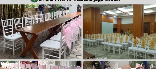 Sewa Kursi Tiffany Putih Kayu Jati Area Terdekat Jakarta