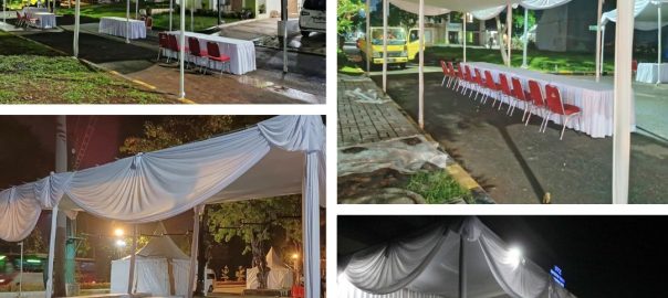 Jasa Sewa Tenda plafon Konvensional Area Pasar Seni Ancol Jakut