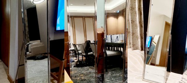 Sewa Kaca Rias Persegi Frame Stainless Full Body Area Bogor