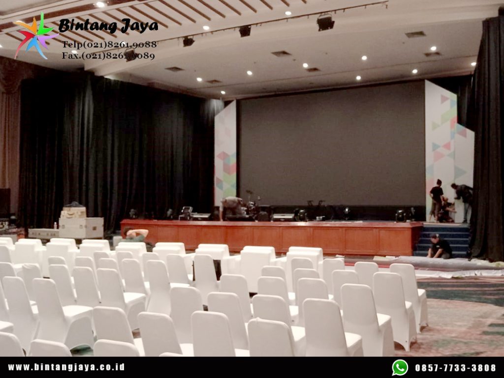 Jasa Sewa Tirai Hitam Tinggi Full 8 Meter Di Jakarta