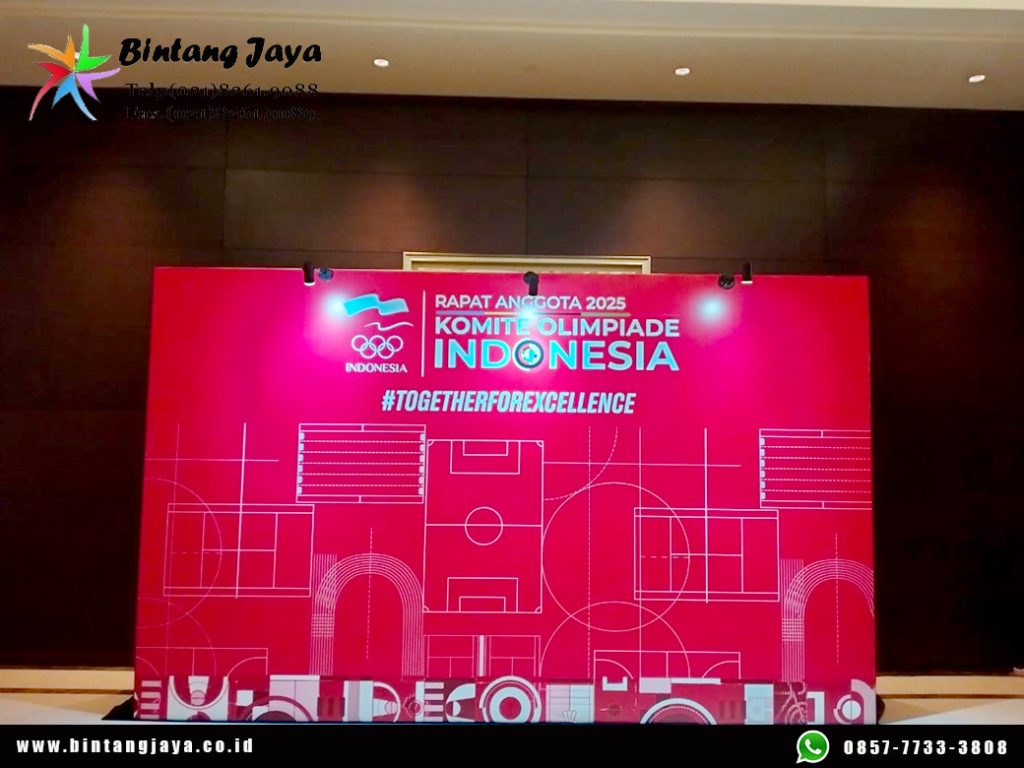 Sewa Backdrop Event Hotel Fairmont Jakarta