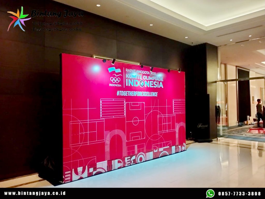 Sewa Backdrop Event Hotel Fairmont Jakarta