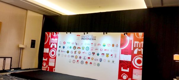 Sewa Backdrop Event Hotel Fairmont Jakarta