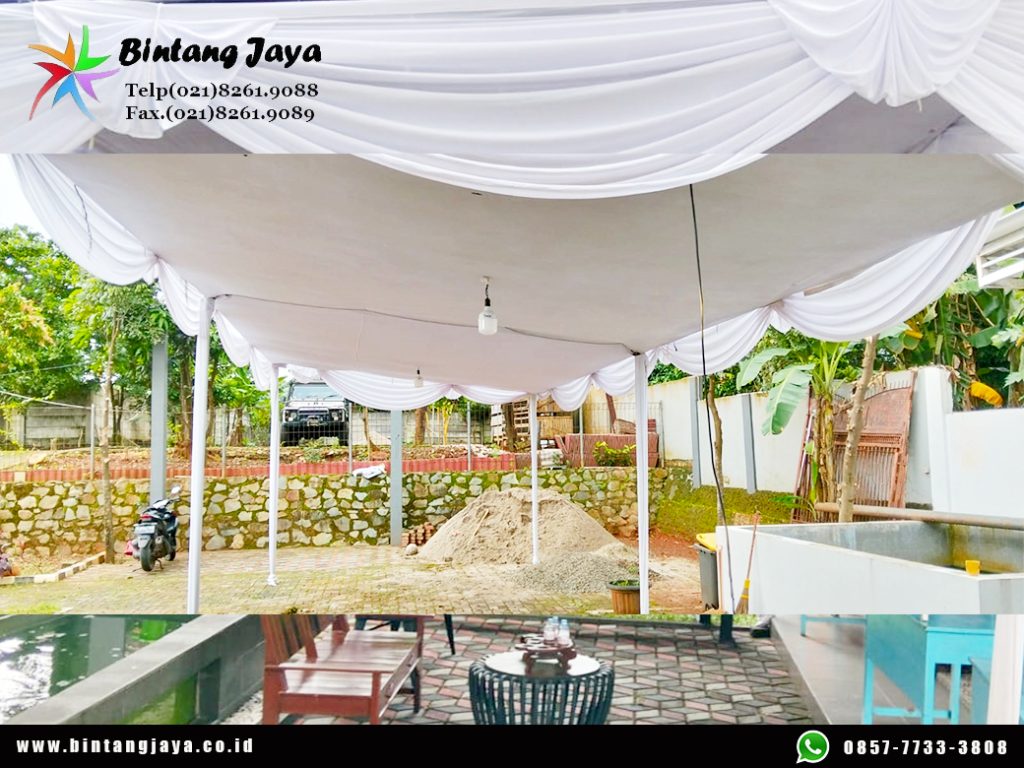 Sewa Tenda Plafon Polos Putih Ekonomis Event Jakarta