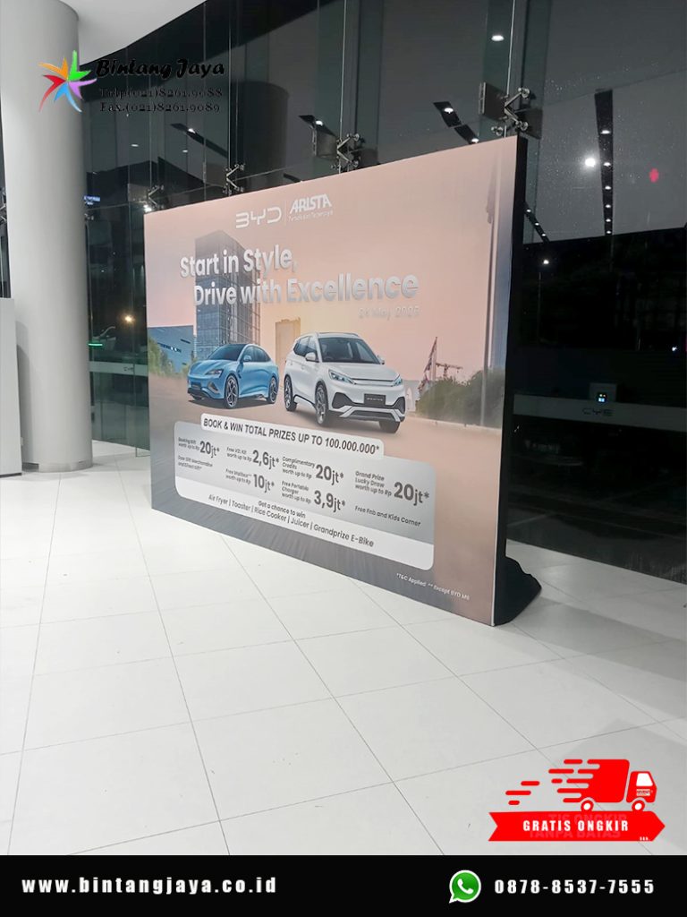 Sewa Backdrop Kotak ent BYD Pluit Jakut
