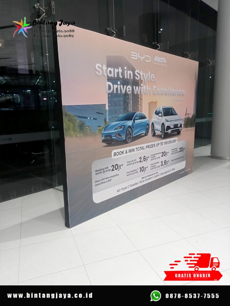 Sewa Backdrop Kotak ent BYD Pluit Jakut