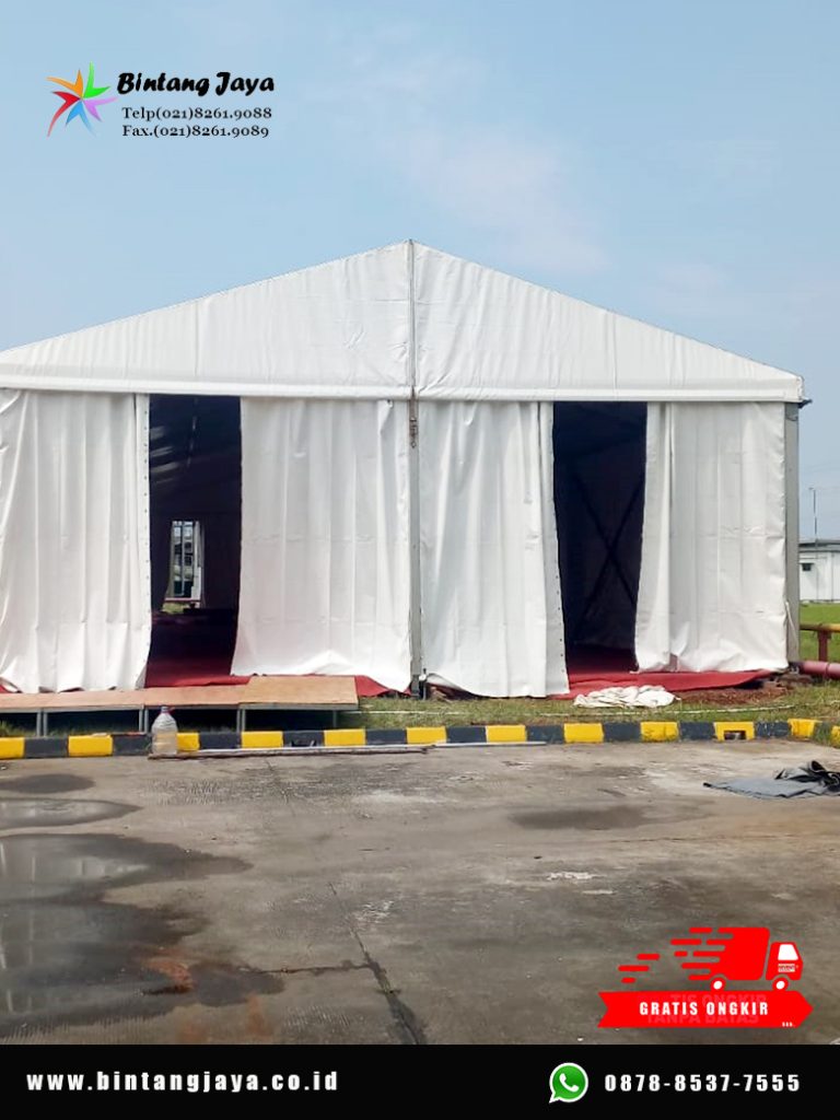 Sewa Tenda Roder Polos Original Tertutup Cikarang Bekasi