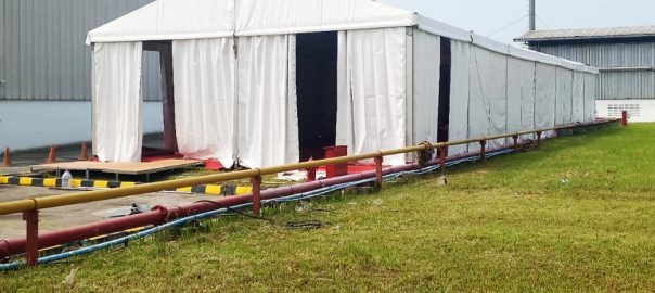 Sewa Tenda Roder Polos Original Tertutup Cikarang Bekasi